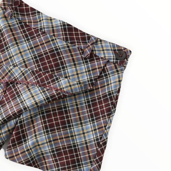 ZARA Kids | Burgundy | PLAID SKORT - Picture 3 of 4